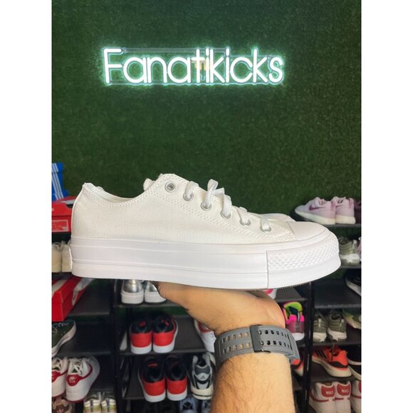 Converse Chuck Taylor Platform OX Mens Size 8.5 Shoes White Casual 171210C - Picture 2 of 8